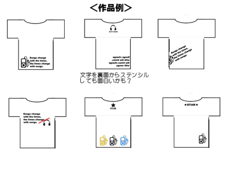 画像2: サイズ変更可能★オリジナルステンシル(ミージック) (2)