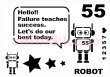 画像1: オリジナルステンシル(ロボットsmall）　 (1)