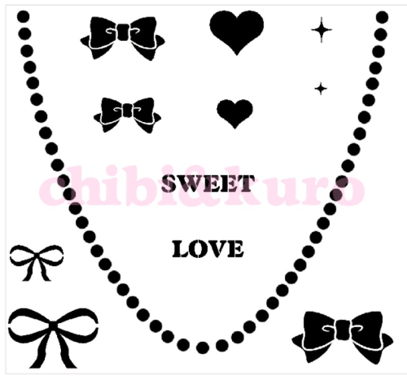 画像1: ステンシル(ネックレス) (1)