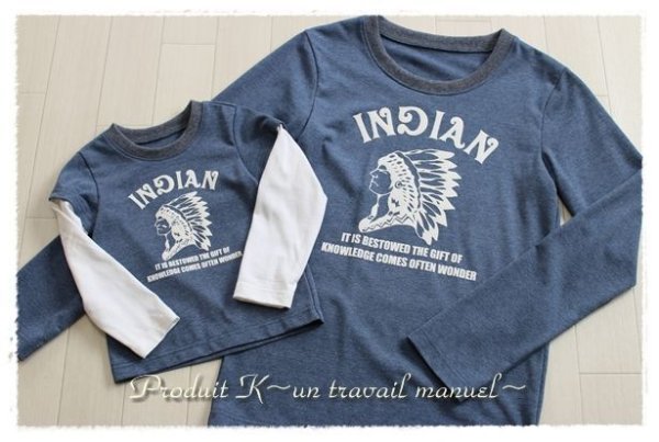 画像6: アメカジ・ネイティブ風 インディアン文字アイロンシート｜Tシャツ・犬服・バッグのワンポイントに (6)