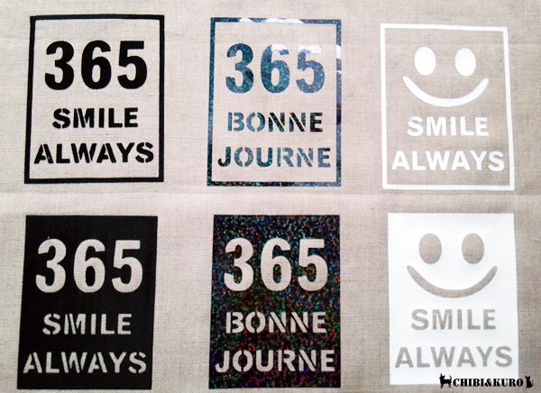 画像3: フランス語・英語でおしゃれに仕上がる「365」オリジナルタグシート｜ハンドメイド・犬服・子ども服のワンポイントに (3)