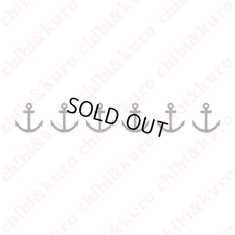 画像1: 【50⇒60%OFF】はがし済★いかり・まりん?(2)6個セット 高さ2cm  (1)