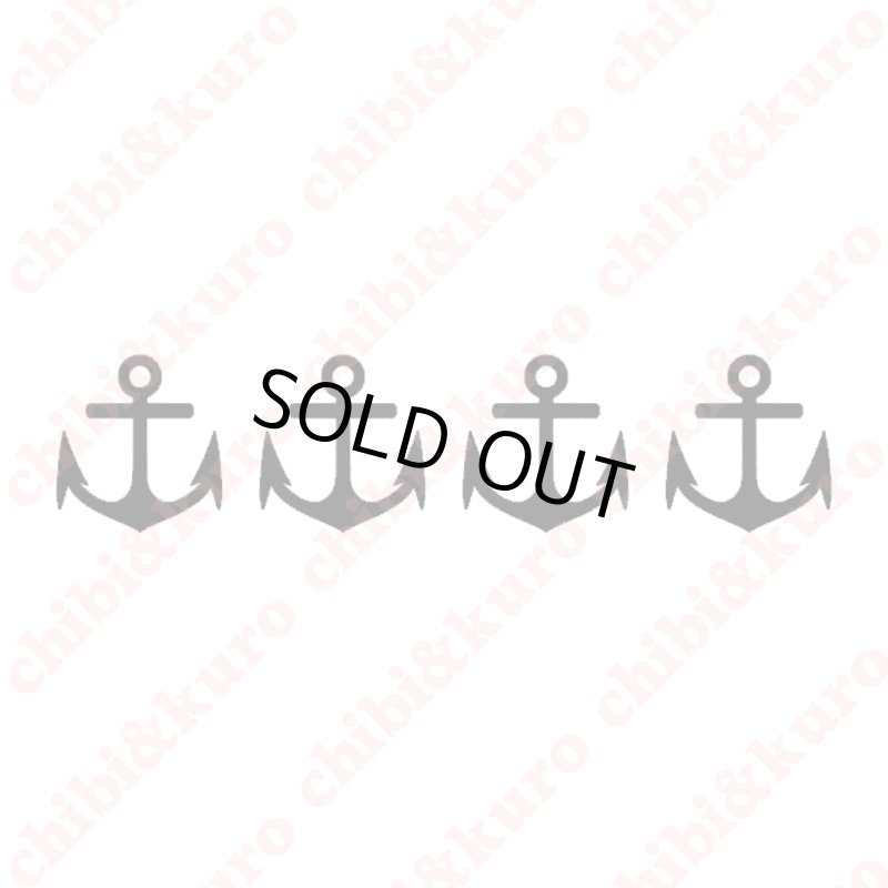 画像1: 【50%OFF】いかり・まりん?(3)4個セット 高さ2cm  (1)