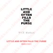 画像1: 【50％OFF】 LITTLE AND OFTEN FILLS THE PURSE/継続は力なり　6ｘ4ｃｍアイロンシート (1)