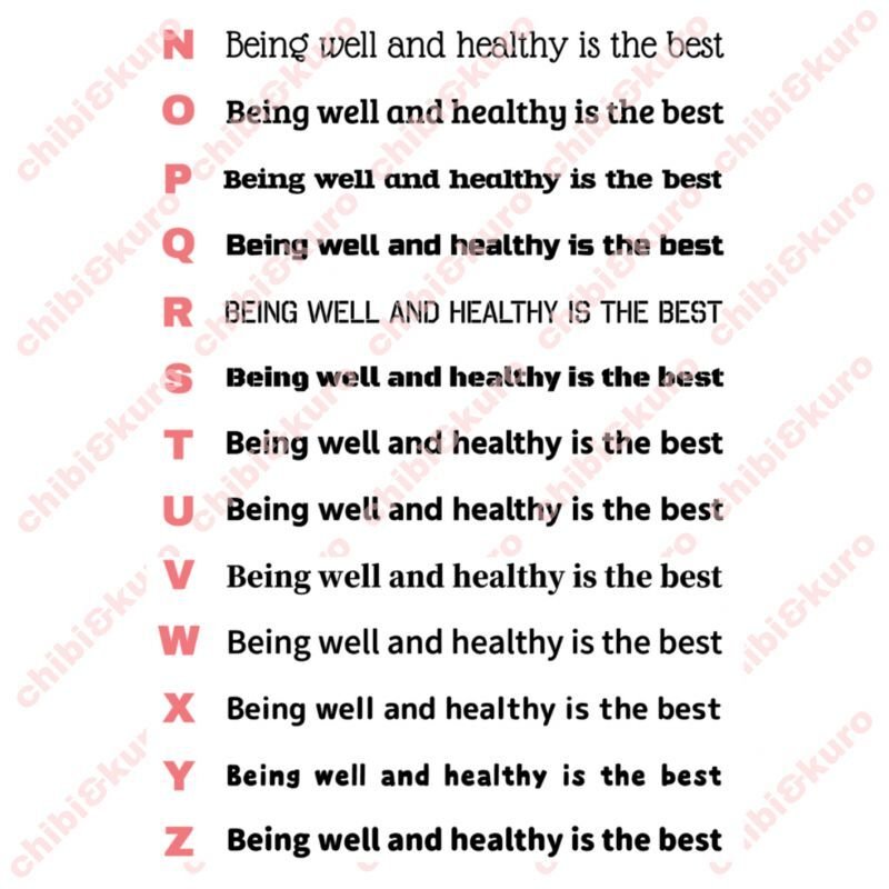 画像3: サイズ＆文字が選べることわざステンシルシート★元気が一番！/Being well and healthy is the best (3)