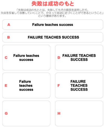 画像1: サイズ＆文字が選べることわざステンシルシート★失敗は成功のもと/Failure teaches success