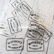 画像2: 【50％OFF】はがし済★Without haste, but without rest　ロゴ枠ありアイロンシート・6ｘ4ｃｍ (2)