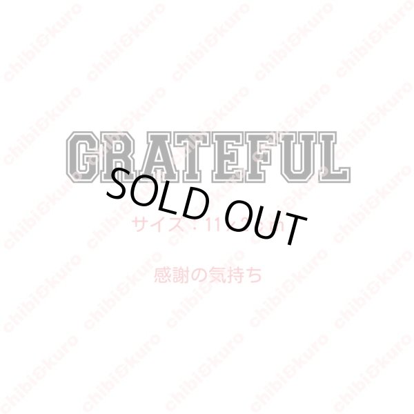 画像2: 【50％OFF】GRATEFUL・感謝する（１）　高さ2cmx11cm (2)