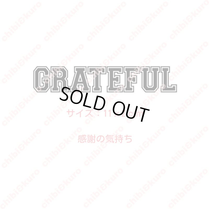 画像2: 【50％OFF】GRATEFUL・感謝する（１）　高さ2cmx11cm (2)