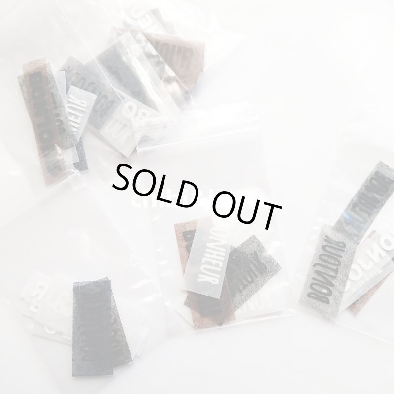 画像3: お1人様1点まで【80%OFF】フロッキーミニ文字セット 高さ1cm 6個セット ブラック&ブラウン&ホワイトMIX (3)