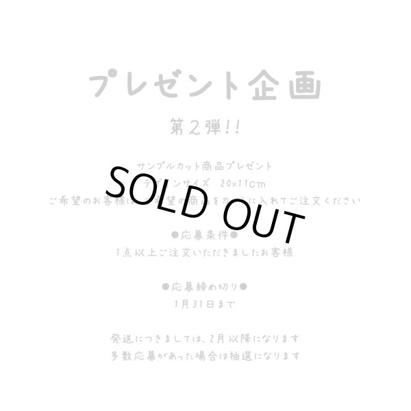 画像1: 【プレゼント企画　第２弾　応募締め切り1月31日】サンプルカット商品プレゼント応募ページ★ご希望のお客様はお手数ですがカートに入れてご注文お願い致します (1)