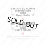 【30％OFF】はがし済★May you be always surrounded with happy smiles/いつも幸せな笑顔に囲まれていますように　12ｘ4.3ｃｍ