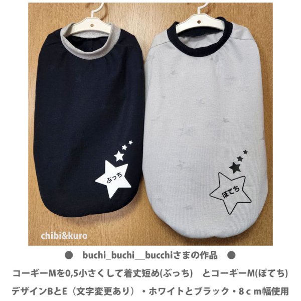 画像10: 【文字変更可能】星＆文字ロゴ アイロンシート｜スター×オリジナル文字入れ・Tシャツやバッグのワンポイントに (10)