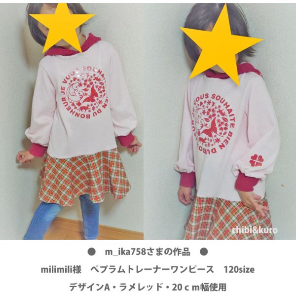 画像11: 【文字変更可能】猫とお花のガーリー文字ロゴ アイロンシート｜大人かわいい・オリジナル文字入れ (11)