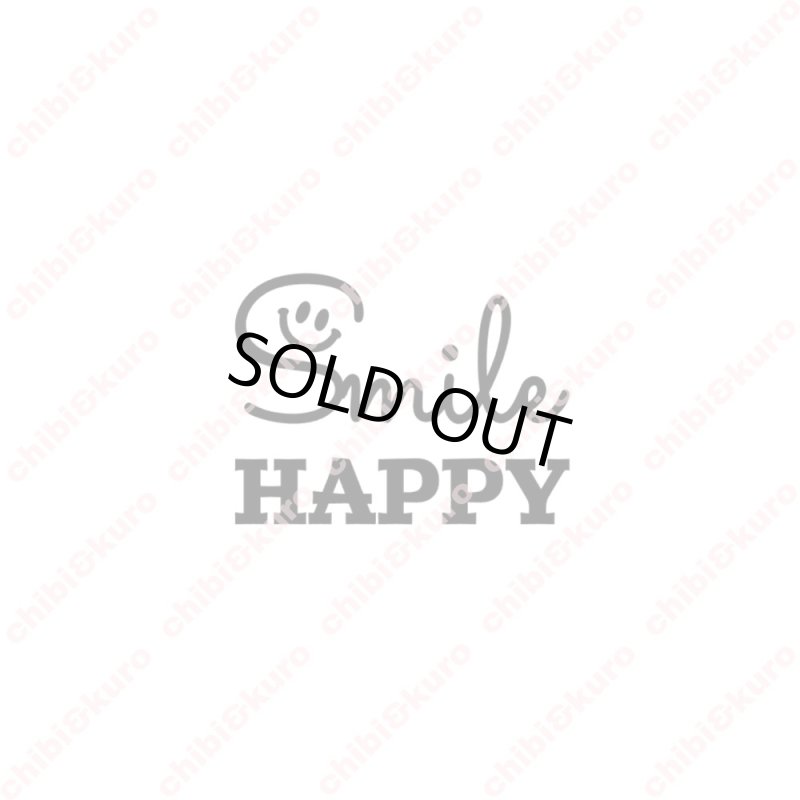 画像1: 追加しました【50→60%OFF】はがし済・SmileHAPPY 4x3cm (1)