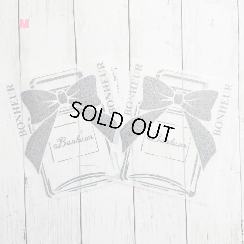 画像5: 【50→60%OFF】リボン付き香水瓶アイロンシート  (5)