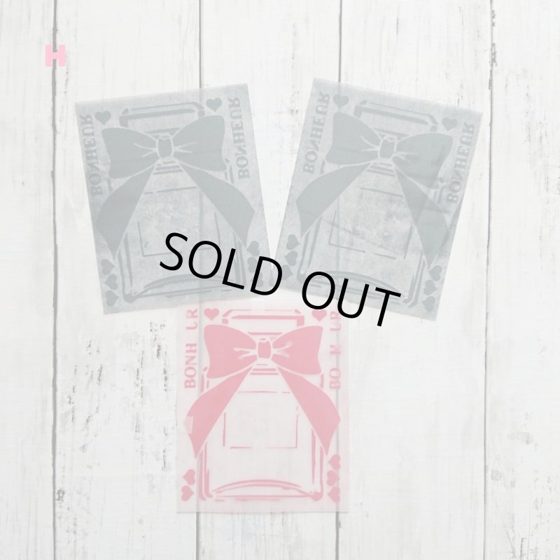 画像4: 【50→60%OFF】リボン付き香水瓶アイロンシート  (4)