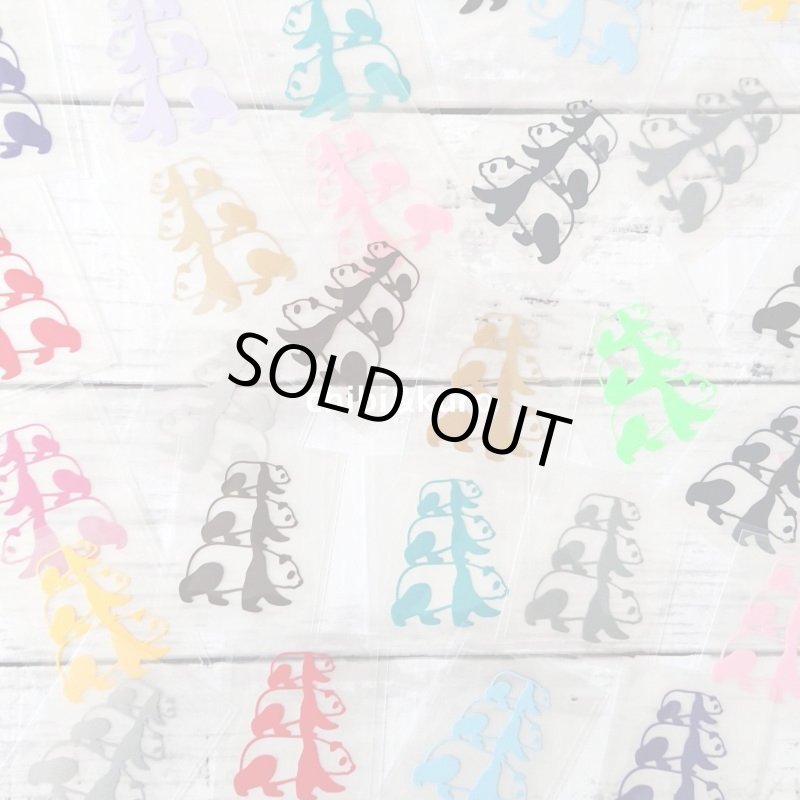 画像1: 【30円セール】ぱんだ3頭 5x4cm (1)