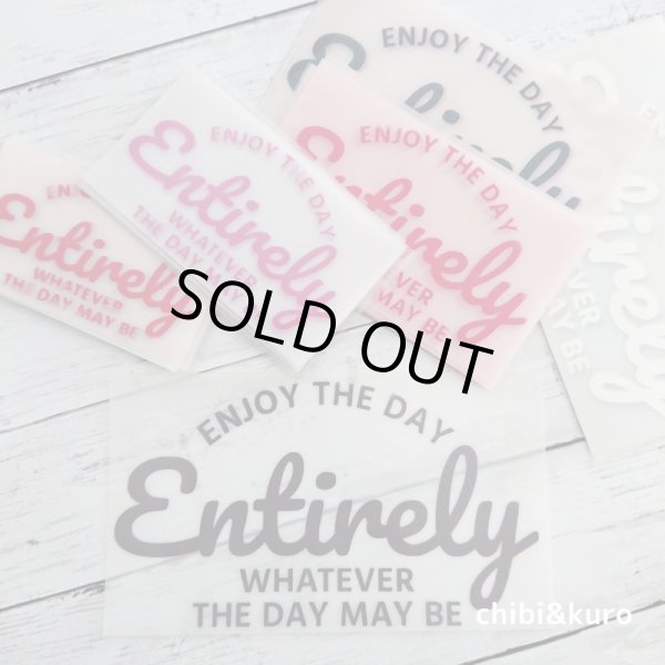 画像1: 【50％OFF】はがし済み★ENJOY THE DAY ENTIRELY WHATEVER THE DAY MAY BE/どんな日であれ、その日をとことん楽しむこと (1)