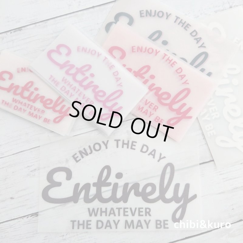 画像1: 【50%OFF】はがし済み★ENJOY THE DAY ENTIRELY WHATEVER THE DAY MAY BE/どんな日であれ、その日をとことん楽しむこと (1)