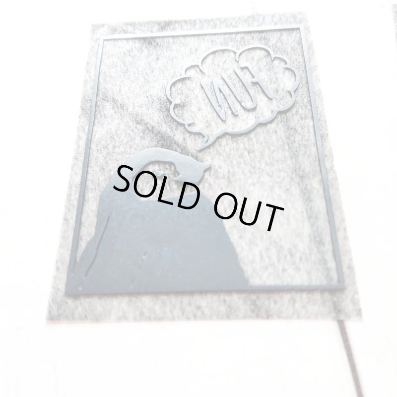 画像2: 【50%OFF】はがし済★ぺんぎんタグシート・6x4.5cm・フロッキーブラック (2)