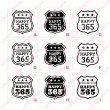 画像1: 【文字変更可能】ＨAPPY365タグシート (1)