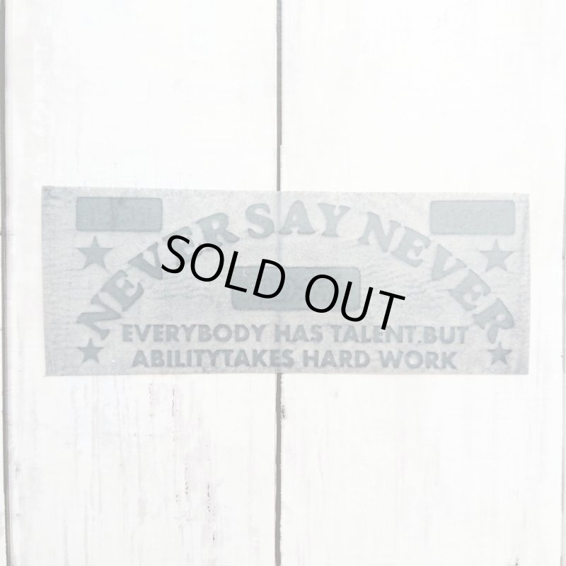 画像1: 【20%⇒30%OFF】はがし済み★アメカジ風シート★14x5.5cm・フロッキーブラック (1)