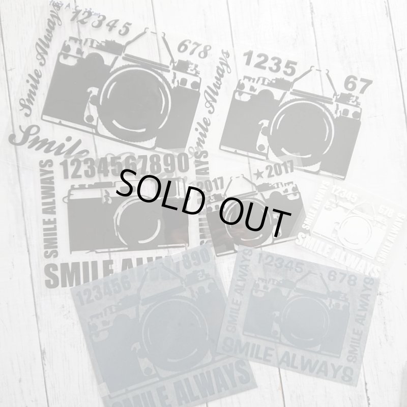 画像1: 【60%OFF】はがし済★カメラロゴシート【A】 (1)
