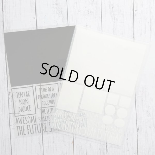 画像1: 【30％OFF】はがし済★文字ロゴセット【B】　20ｘ29ｃｍ　 (1)