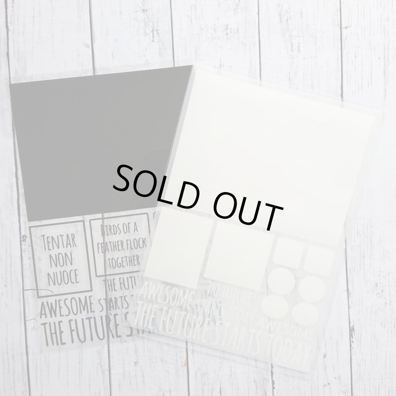 画像1: 【30%OFF】はがし済★文字ロゴセット【B】 20x29cm  (1)