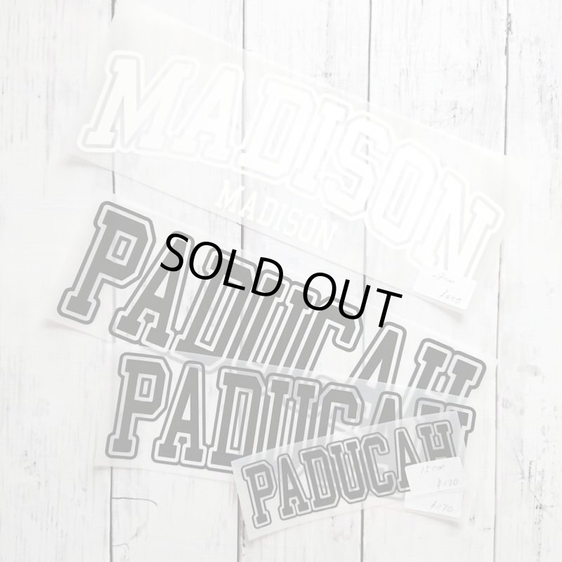 画像1: 【50%OFF】はがし済み★文字ロゴ【Madison】【Paducah】シート・お買い得シート (1)