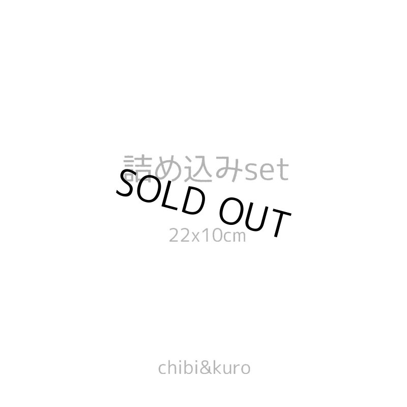 画像1: はがし済★詰め込みセット★22ｘ10ｃｍ (1)