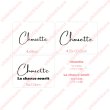 画像2: 【60％OFF】はがし済★chouette/すてきな/La chance sourit/幸運の笑顔/4ｘ9ｃｍ (2)