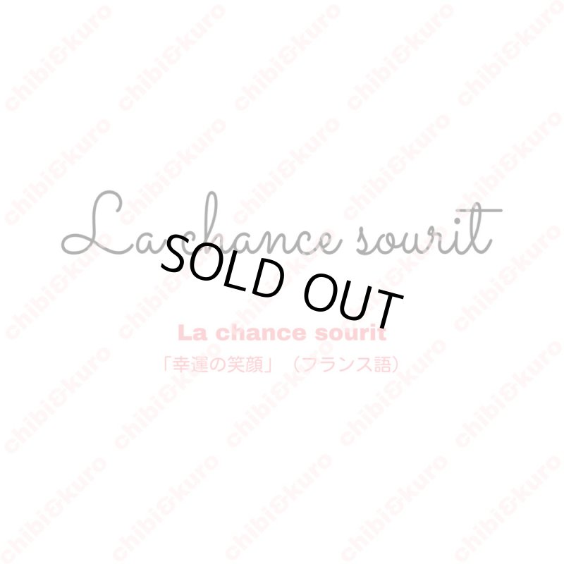画像2: 【40%OFF】はがし済★La chance sourit/幸運の笑顔/2.5x17cm (2)