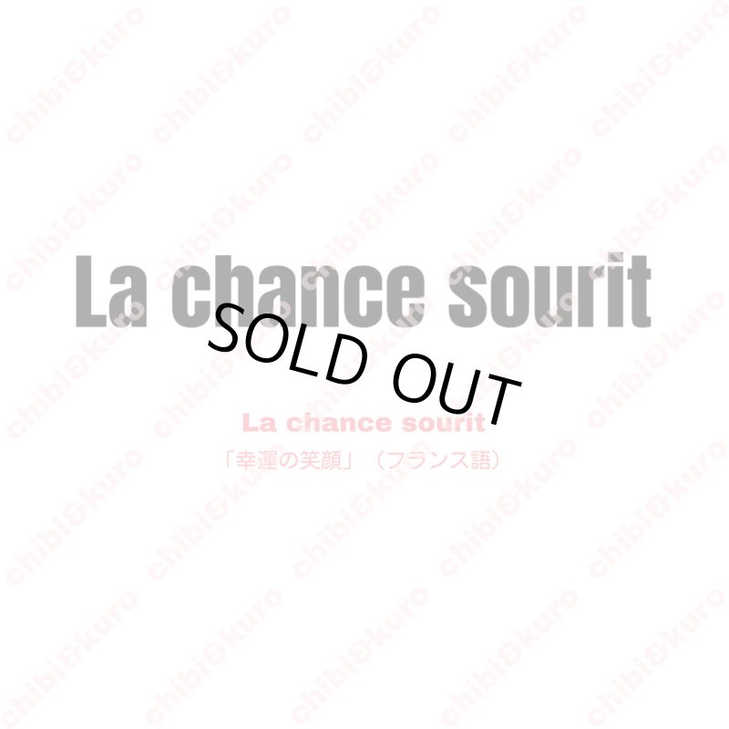 画像2: 【50円セール】はがし済★La chance sourit/幸運の笑顔/2.5x19cm (2)