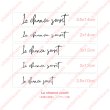 画像2: 【40⇒60％OFF】はがし済★La chance sourit/幸運の笑顔/10~14ｃｍ幅 (2)