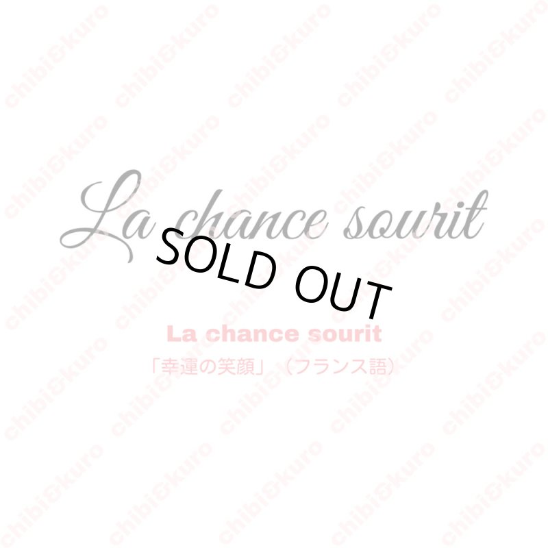 画像2: 【40%OFF】はがし済★La chance sourit/幸運の笑顔/3.5x16cm (2)