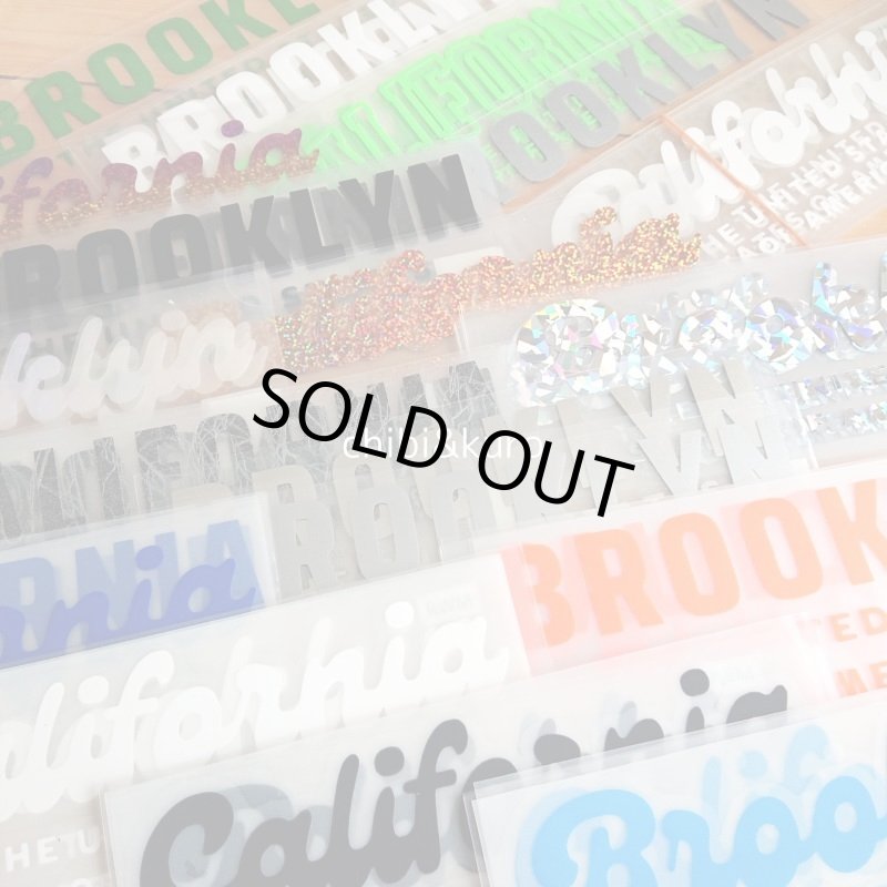 画像1: 【プレゼント&10円&50円&50⇒60%OFF】(同一商品1点まで)★カレッジロゴ風文字シート (1)