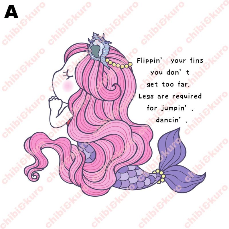 画像2: 人魚・マーメイドフルカラーシート【2種類】 (2)