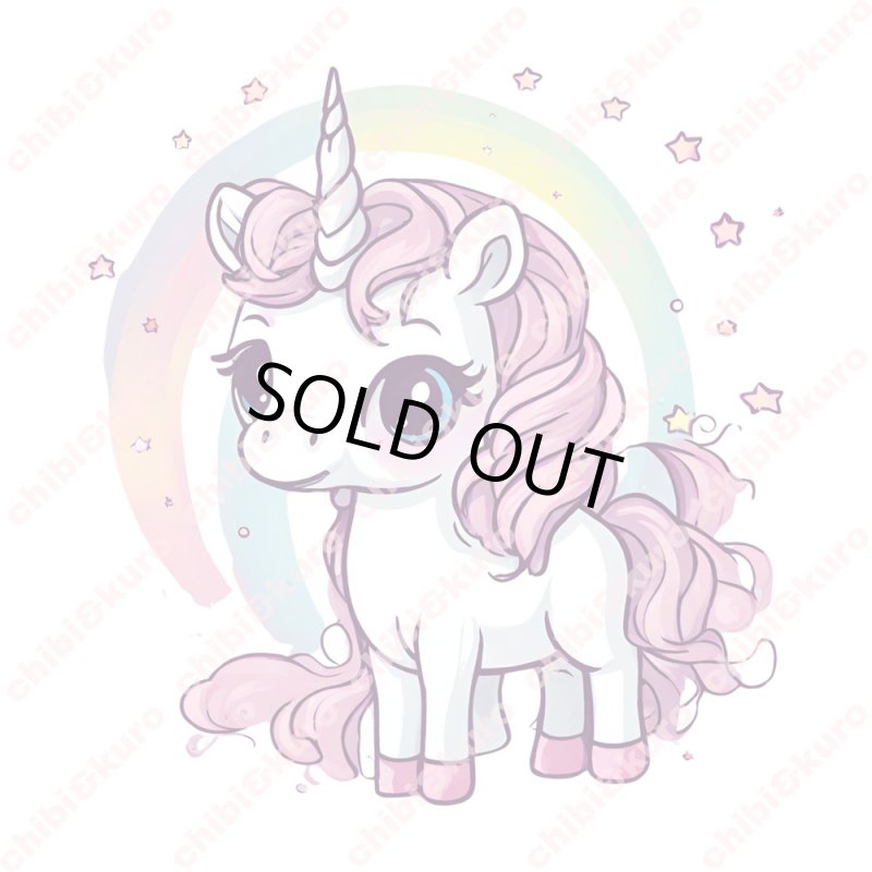 画像2: 在庫限り40%OFF【コールド剥離】ユニコーンフルカラー転写シート (2)