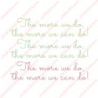 画像2: The more we do, the more we can do! 「多くのことをすればするほど、もっと多くできるようになる」くすみカラーorモノトーンカラーシート15cm幅【3枚セット】　 (2)