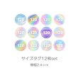 画像1: カラフルサイズタグフルカラーシート12枚set (1)