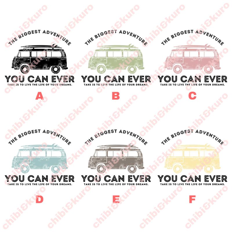 画像2: お好きなカラーに変更可◆オリジナルワーゲンバス風フルカラーシート (2)