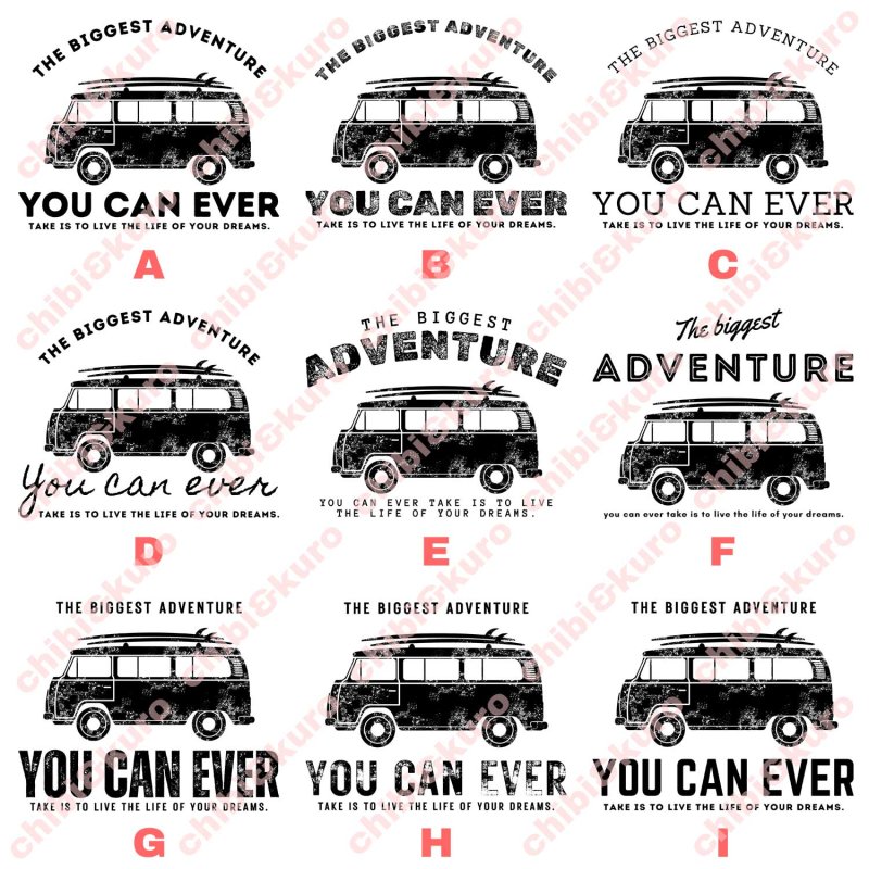 画像3: お好きなカラーに変更可◆オリジナルワーゲンバス風フルカラーシート (3)