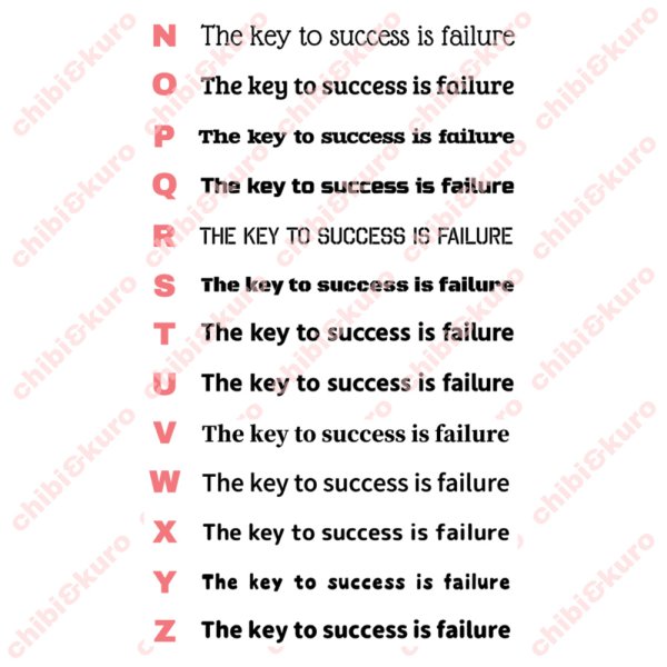 画像3: サイズ＆文字が選べる★ことわざステンシル｜成功のカギは失敗にある／The key to success is failure (3)