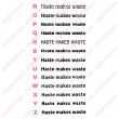 画像5: サイズ＆文字が選べることわざシート★短気は損気/Haste makes waste (5)