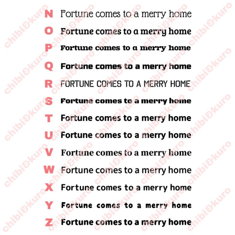 画像4: サイズ＆文字が選べることわざシート★笑う門には福来たる/Fortune comes to a merry home (4)