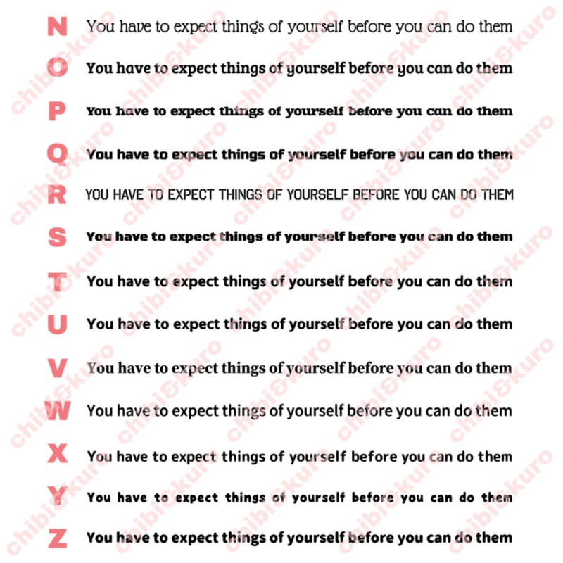 画像4: サイズ＆文字が選べることわざシート★自分に期待することで、はじめて物事は可能になる/You have to expect things of yourself before you can do them (4)