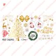 画像7: 【50％OFF】デザインが選べるクリスマスフルカラーシート【2サイズ・6種類】 (7)