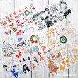 画像1: 【50％OFF】デザインが選べるクリスマスフルカラーシート【2サイズ・6種類】 (1)